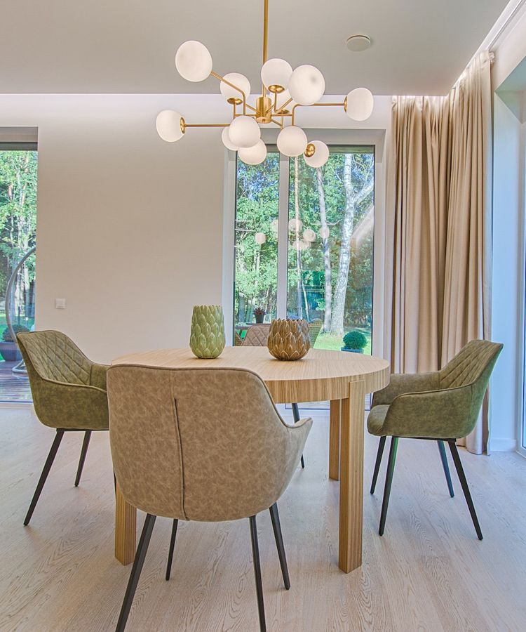 A tea table and two chairs